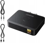 Ugreen 55545 Bluetooth 6.0 LDAC Hi-Res Audio imtuvas su 3,5 mm AUX ir 2x RCA i&scaron;vestimi, juodas