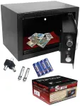 AX Samson S1 sertifikuotas raktinis sieninis seifas, antracito spalvos, 11,2 l