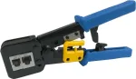 DSIT Pass-Through RJ45 užspaudimo įrankis su kabelių pjaustytuvu ir nuėmikliu (DC-TOOL-RJ45-PT)