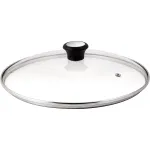 Tefal stiklinis dangtis &Oslash;30cm &ndash; grūdinto stiklo dangtis su garų i&scaron;leidimo anga, nerūdijančio plieno lanku, tinka plauti indaplovėje