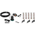 city gardening automatinis balkono vazonų laistymo rinkinys 1407-20, pilka/juoda, 43 dalys