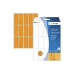 HERMA Permanent Adhesive Labels Luminous Orange 20 x 50 mm, 360 Labels (24 Sheets x 15)