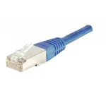 EXERTIS CONNECT Cat.5e F/UTP Ethernet komutacinis kabelis, RJ45, mėlynas, 1,0 m 847154
