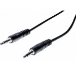 EXERTIS CONNECT 5m 3,5 mm stereo garso kabelis, vyri&scaron;kas-vyri&scaron;kas, juodas 108567