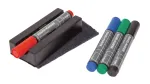 SIGEL BA151 magnetinis baltos lentos priedų rinkinys - 4 žymekliai, magnetinė trintukė, laikiklis, 50 ml valymo pur&scaron;kalas, 10 &scaron;luostelių, juodas