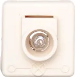 Kopp BlueElectric jungiklio įdėklas baltas 10A 250V 1-polis 325900005