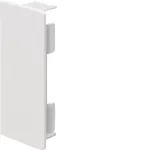 Hager LF4009069016 galinė dangtelis LF 40x90mm kabelių kanalui, be halogenų, baltos spalvos (RAL 9016)