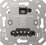 JUNG 1702SE relinio perjungimo įdėklas, 2 kanalų, 230 V AC, potencialo neturintys NO kontaktai, 10 A