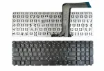 HP Pavilion 15-P serijos keičiamoji klaviatūra (US International i&scaron;dėstymas, juoda, su rėmeliu)