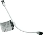 IT-BUDGET Cat.8.1 plonas komutacinis kabelis S/FTP 28 AWG visas varis LSZH baltas 0,15 m 40Gbps PoE+ 90ITBSLIM81PK015W