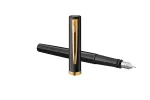 Waterman Allure Impression plunksnakotis, juodas su aukso apdaila, vidutinis plunksnakotės antgalis 2225500