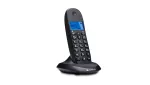 Motorola C1001CB+ DECT belaidis telefonas su skambučių blokavimu, skambintojo ID, laisvų rankų įranga, juodas