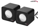 2 krypčių kompiuterio garsiakalbis Audiocore AC870 B &mdash; 3 W RMS, maitinimas per USB, 3,5 mm įvestis, 2.0 kanalai