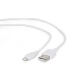 Laidinė jungtis Gembird CC-USB2-AMLM-2M-W &mdash; 2 m, Lightning į USB A, USB 2.0, balta