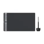 Huion Inspiroy 2L H1061P grafinis plan&scaron;etinis kompiuteris pie&scaron;imui, 266,7 x 166,7 mm (10,5 x 6,56 colio) aktyvi zona, 8192 slėgio lygiai, juodas