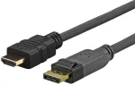 Vivolink PRODPHDMI4K1.5 vaizdo kabelio adapteris 1,5 m DisplayPort &rarr; HDMI juodas