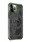 Apsauginis smūgiams atsparus dėklas Devia Vanguard, skirtas iPhone 12 Pro Max, žalias