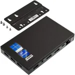 MeLe Quieter3Q mini kompiuteris, keturių branduolių Intel N5105, 8 GB RAM, 128 GB eMMC, 2x HDMI 4K, WiFi 6, Windows 11