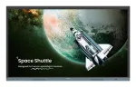 BenQ RE7504 9H.F9FTK.DE4 interaktyvus ekranas, 190,5 cm (75 colių), 4K UHD 3840x2160, 450 cd/m&sup2;, Precision IR daugiata&scaron;kis lietimas, Android 13, juodas / pilkas
