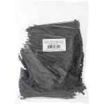Kabelių rai&scaron;čiai InLine 140 mm ilgio 3.6 mm pločio nailoniniai juodi, pakuotė 1000 vnt.