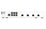 QNAP QSW-M2106-4S tinklo jungiklis Managed L2 2.5G Ethernet (100/1000/2500) Baltas