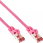 InLine Patch Laidas S/FTP PiMF Cat.6 250MHz PVC varis rožinis 20m