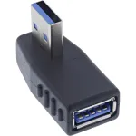 USB 3.2 Gen 1 adapteris 270&deg; InLine 35300U &mdash; USB Type-A į Type-A, stačiu kampu