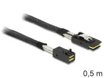 SAS kabelis DeLOCK 83388, 0,5 m, Mini SAS HD SFF-8643 &ndash; Mini SAS SFF-8087