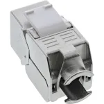 InLine RJ45 Keystone Jack Snap-In modulis Cat.8.1 plok&scaron;čias metalinis 1 vnt.