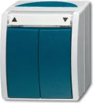 BUSCH-JAEGER žaliuzių jungiklis 2601/4W-53 vandenynas 2601/4W-53 (1085-0-1612)