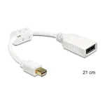 Laidas DisplayPort DeLOCK 65427 Mini DisplayPort 0,21 m Baltas