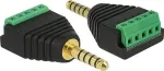 Lyties keitiklis DeLOCK 65948 &ndash; 4,4 mm stereo jack į terminalų bloką