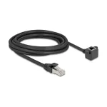 Tinklo kabelis DeLOCK 81099 RJ-45 Cat6 3m Juodas