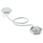 Nanoleaf Flex ap&scaron;vietimo jungtis &ndash; balta, 0,24 m laidas, 3 vnt. pakuotė