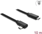 DELOCK aktyvus optinis USB Type-C kabelis 10 Gbps, lenktas ki&scaron;tukas-ki&scaron;tukas, 10 m (87242)