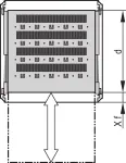 SCHROFF 19FA AUS C 700 VOL 7035 - Stovo priedas (22130355)
