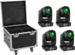 LED ap&scaron;vietimo rinkinys EUROLITE TMH-B90 4x su transportiniu dėklu ir ratukais