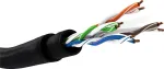 Goobay CAT 6 lauko tinklo kabelio rinkinys, U/UTP, juodas, 305 m &ndash; varinė gysla, AWG 24/1 (vientisa), PE (55441)