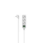 Hama 00223002 ilginimo laidas 3 m 3 AC lizdai Baltas