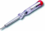 Cimco 111320 įtampos tikrinimo atsuktuvas, chromo/raudonas/permatomas