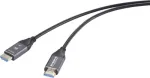 SpeaKa Professional HDMI &scaron;viesolaidinis laidas, HDMI-A ki&scaron;tukas &ndash; ki&scaron;tukas, 100 m, juodas (SP-12842688)