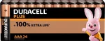 Duracell AAA Plus &scaron;arminės baterijos, 24 vnt. pakuotė