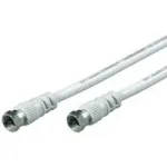 Wentronic Goobay SAT jungiamasis kabelis, 100% ekranuotas, baltas, 3,5 m - F ki&scaron;tukas F ki&scaron;tukas (50754)