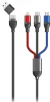 USB kabelis 2GO 797361 1,2 m USB A/USB C USB C / Micro-USB B / Lightning