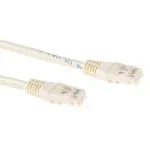 ACT IB1005 tinklo laidas Cat6a U/UTP, 5 m, dramblio kaulo spalvos