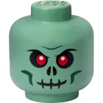 LEGO Storage Head Skeleton dėžutė daiktams, juoda/raudona, didelė