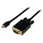 StarTech.com 6ft (2m) aktyvus Mini DisplayPort į VGA laidas - Mini DP į VGA adapteris - 1080p vaizdas - mDP 1.2 arba Thunderbolt 1/2 Mac/PC prie VGA monitoriaus/projektoriaus