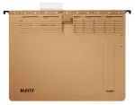 Leitz ALPHA kabantis segtuvas kartoninis A4 rudas