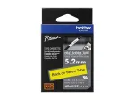 Brother HSe-611E &scaron;ilumą traukiantis vamzdelis, 5.2 mm x 1.5 m, juodas ant geltono