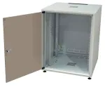 Laisvai pastatomas 19 inch spintos korpusas EFB Elektronik OFF-1868GR.V1RW, 15U, pilno stiklo durys